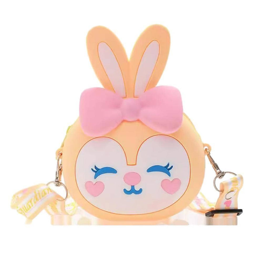 Girls Mini Crossbody Bag in Silicone - Yellow