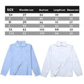 Girls Peter Pan Collar Long Sleeve School Shirt - White, Size 2XL (Bust 108 cm) - view 4