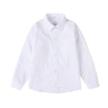 Girls Peter Pan Collar Long Sleeve School Shirt - White, Size L (Bust 100 cm) - view 3