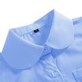Girls Peter Pan Collar Long Sleeve School Shirt - White, Size XL (Bust 104 cm) - view 5