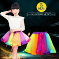 Girls Rainbow Tutu Skirt with Ribbon Bow - Small, Length 24 cm - view 2