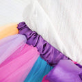 Girls Rainbow Tutu Skirt with Ribbon Bow - Small, Length 24 cm - view 3