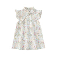 Girls Summer Cheongsam Dress - 140cm, Rabbit Print