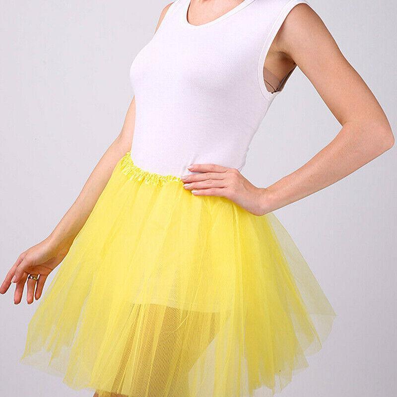 Girls Tutu Skirt 3 Layer Tulle Princess Party Costume - Blue - view 10