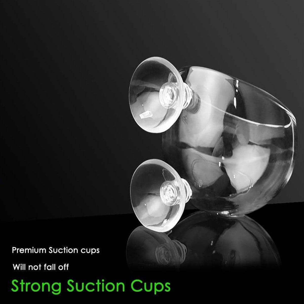 Glass Aquarium Plant Cup with Suction Cups for Breeding and Aquascaping, Set of 2 - view 5