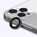 Glass Camera Lens Protector Metal Ring for iPhone 13 Pro and iPhone 13 Pro Max - Grey