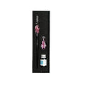 Glass Dip Pen Gift Set with Ink and Penholder - Pink