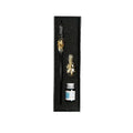 Glass Dip Pen Gift Set with Ink and Penholder - Yellow
