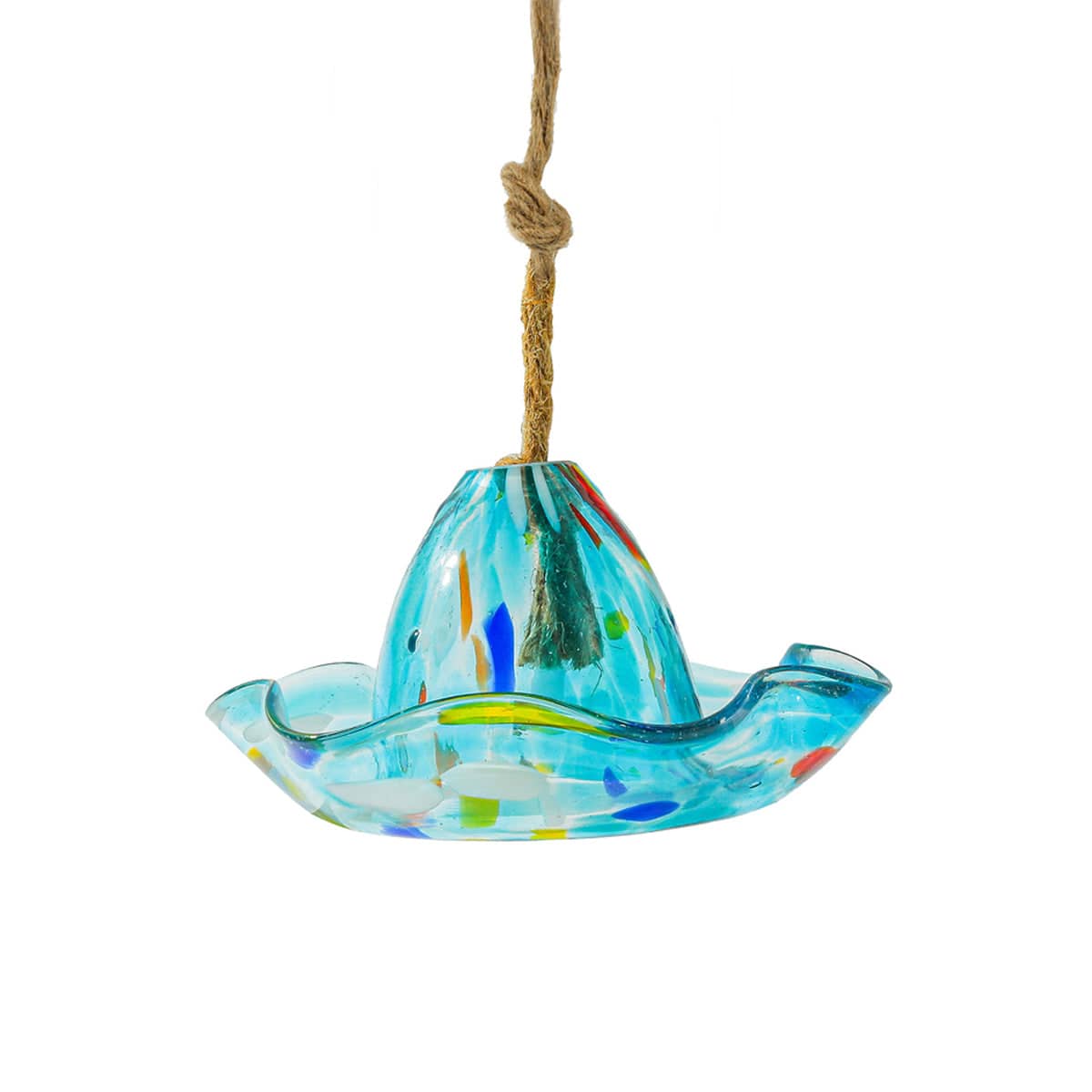 Glass Hanging Bird Feeder for Outdoor Garden, Yard and Patio Decor - view 2