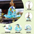 Glass Hanging Bird Feeder for Outdoor Garden, Yard and Patio Decor - view 4