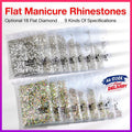 Glass Nail Art Rhinestones, About 1440 Pieces - Clear Crystal SS10 - view 2
