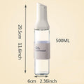 Glass Oil Dispenser Bottle with Auto-Open Spout, 500ml - Grey - view 4