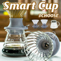 Glass Pour Over Coffee Dripper with Wavy Rim for Home Brewing - Wavy Filter Cup - view 2