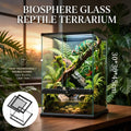 Glass Reptile Terrarium with Double Doors and Panoramic View