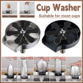 Glass Rinser 304 Stainless Steel Sink Cup Washer - Black - view 2