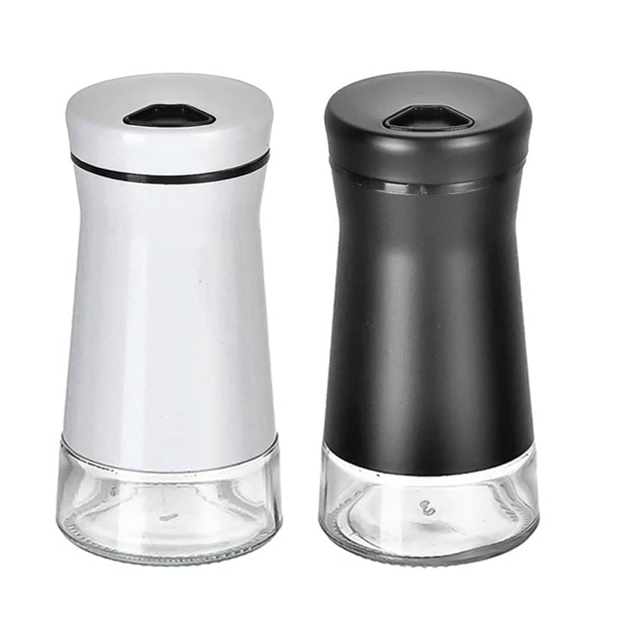 Glass Seasoning Bottle with Rotating Lid - 110 ml