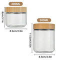 Glass Storage Jars with Bamboo Lids, Set of 4 - 300ml - view 4