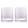 Glass Toothbrush Cups, Pack of 2 - Clear