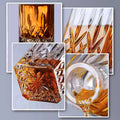 Glass Whisky and Wine Decanter Set with 4 Glasses for Home Bar - view 4