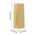 Glitter Wine Bottle Gift Bags, Pack of 20 - Gold - view 4