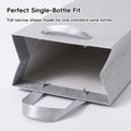 Glitter Wine Bottle Gift Bags, Pack of 20 - Gold - view 5