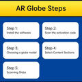 Globe Night Light 14 cm with Augmented Reality - Smart AR, Plug-In - view 5