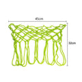 Glow in the Dark Basketball Net, Luminous Neon Green 12 Loop Hoop Net - view 3