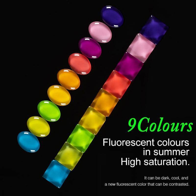 Glow in the Dark Gel Nail Polish 8ml - Neon Yellow - view 5