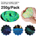 Glow in the Dark Sand, Resin Grains 3-5 mm, 250 g - Purple - view 4