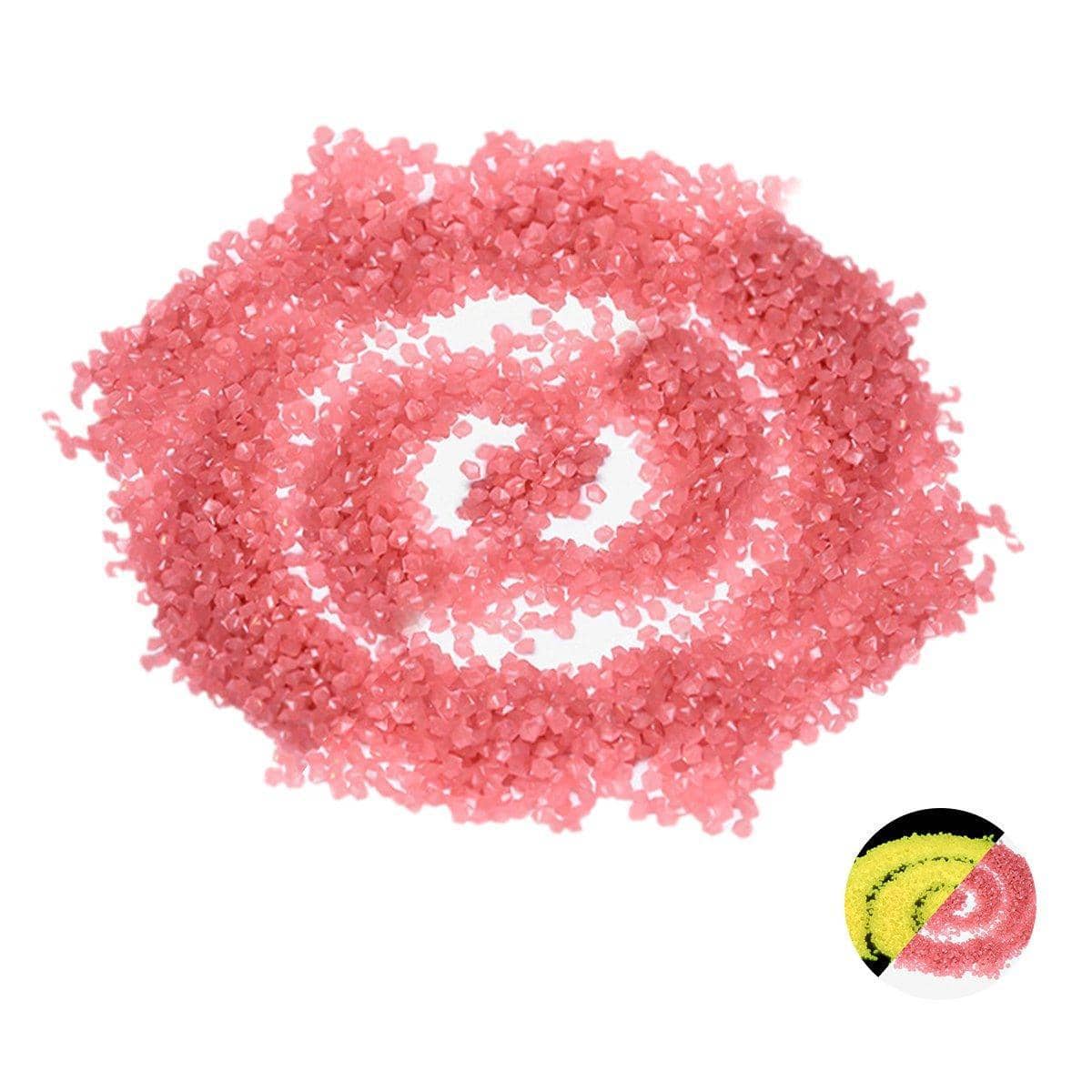 Glow in the Dark Sand, Resin Grains 3-5 mm, 250 g - Red