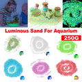 Glow in the Dark Sand, Resin Grains 3-5 mm, 250 g - Red - view 2