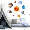 Glow in the Dark Solar System Wall Stickers, Pack of 10 - view 3