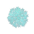 Glow in the Dark Star Wall Stickers, Pack of 100 - Blue