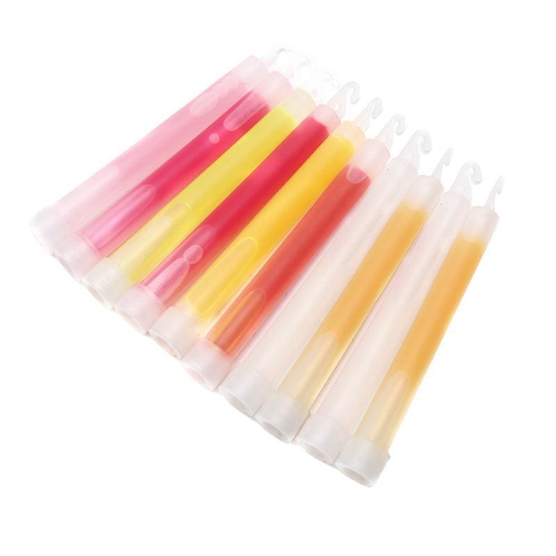Glow Sticks 6 Inch (15cm), Assorted Colours - Pack of 10
