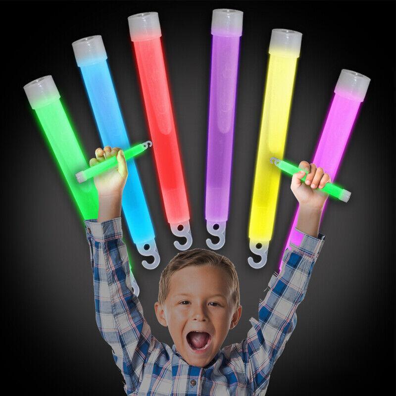 Glow Sticks 6 Inch (15cm), Assorted Colours - Pack of 10 - view 4