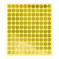 Gold Adhesive Sticker Dots 13mm, 132 Dots, 1 Sheet - Round Labels