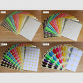Gold Adhesive Sticker Dots 13mm, 132 Dots, 1 Sheet - Round Labels - view 3