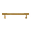 Gold Brass Cabinet Handle - 160 mm Hole Spacing