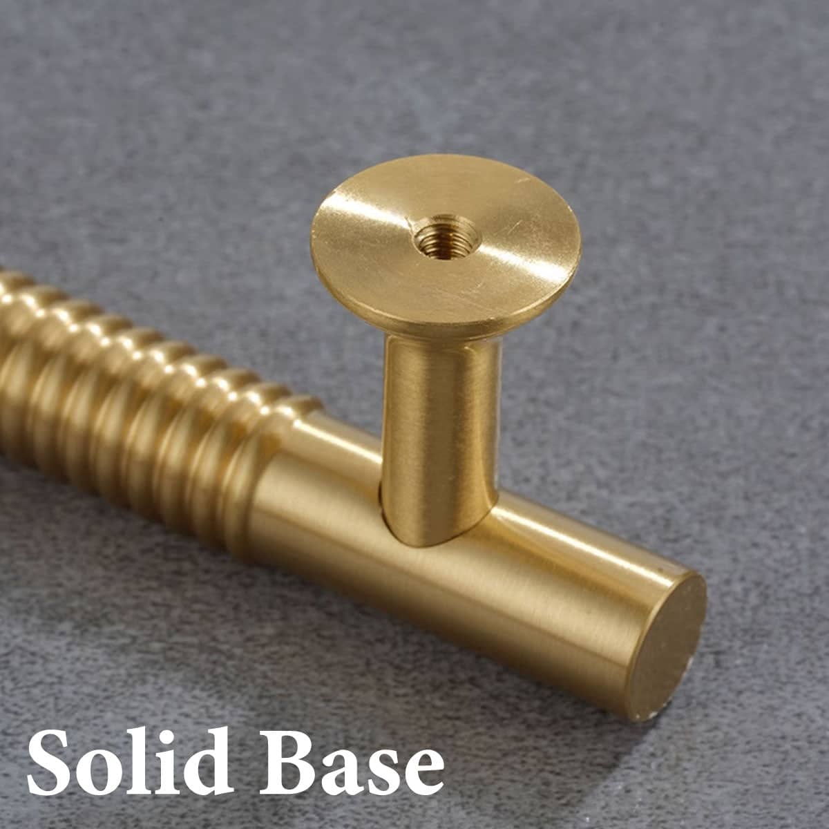 Gold Brass Cabinet Handle - 96 mm Hole Spacing - view 5
