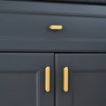Gold Cabinet Handle - 6.4cm Hole Spacing, 8.8cm Long - view 5
