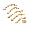 Gold Cabinet Handle with Scrolled Ends - 128mm Hole Spacing - view 3