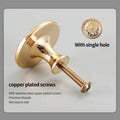 Gold Cabinet Handle with Scrolled Ends - 64mm Hole Spacing - view 5