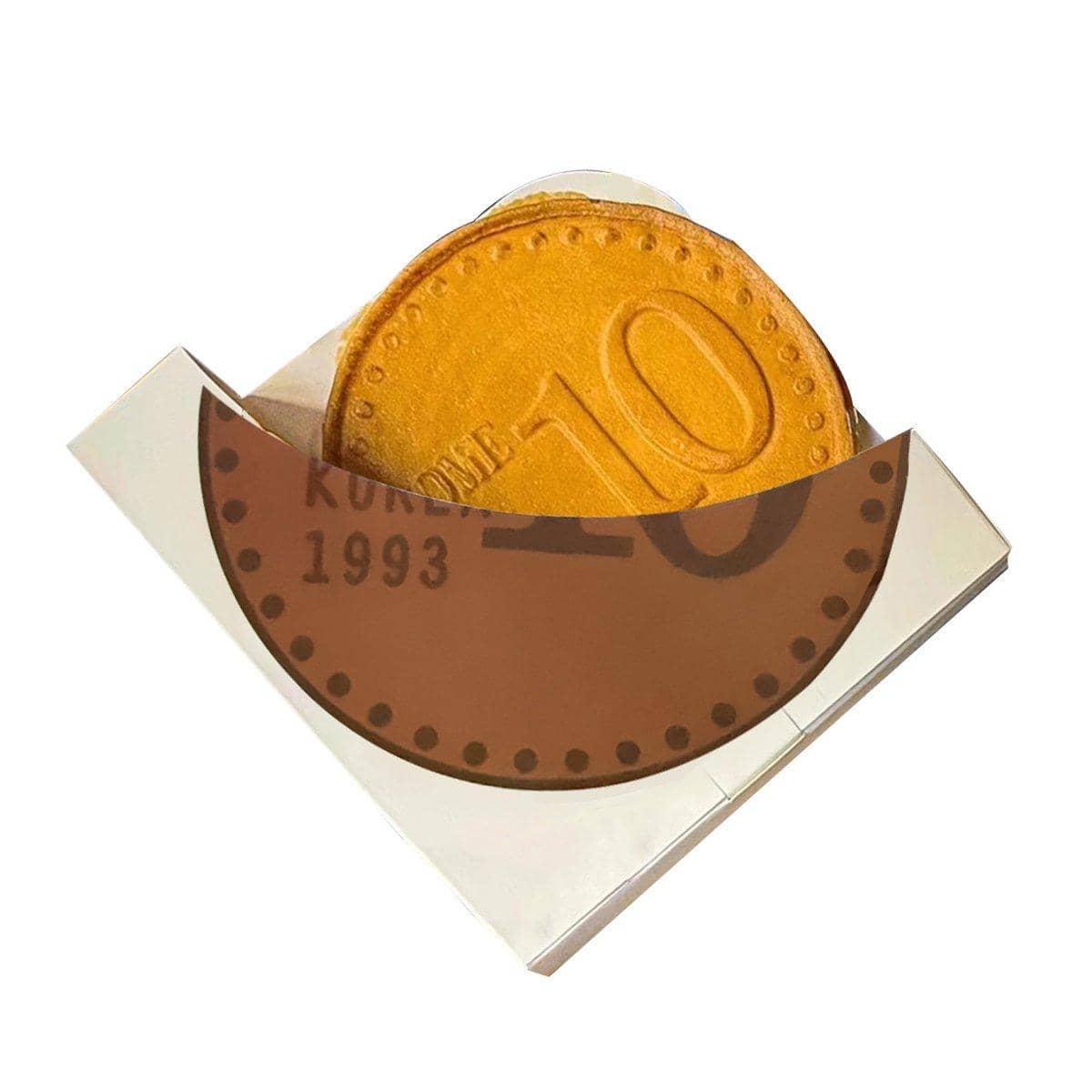 Gold Coin Paper Food Packaging Boxes for Sweets and Gifts - Pack of 100 - view 2