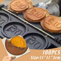 Gold Coin Paper Food Packaging Boxes for Sweets and Gifts - Pack of 100 - view 5