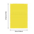 Gold Corrugated Cake Base Board, Rectangle with Wavy Edge for Bakery Display - view 4