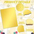 Gold Corrugated Cake Base Board, Rectangle with Wavy Edge for Bakery Display - view 5