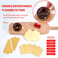 Gold Mousse Cake Boards with Handle Tab, Pack of 100 - Square Large 9 x 8.4cm - view 5