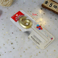 Gold Number Birthday Candle with Stand - Number 6