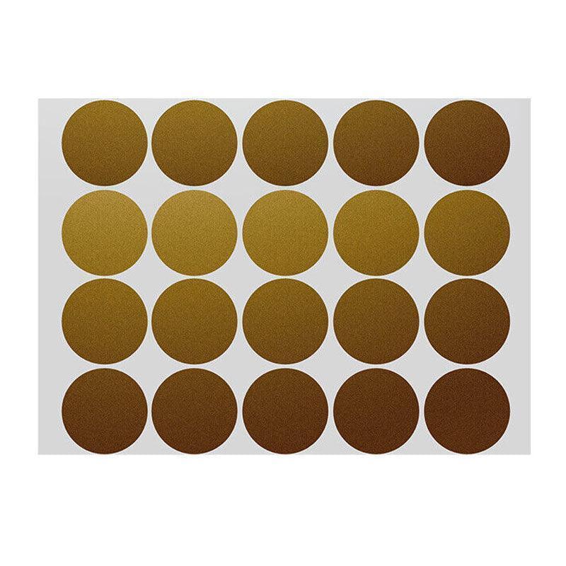 Gold Round Dot Stickers - 13mm, 660 Dots