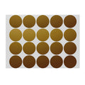 Gold Round Dot Stickers - 25mm, 200 Dots